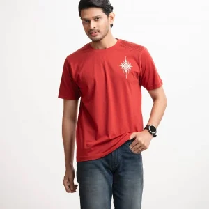 Red Cotton Jersey T-shirt